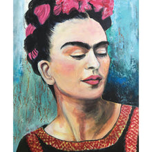 Load image into Gallery viewer, Frida, Pink Lips, (SOLD) 12x16